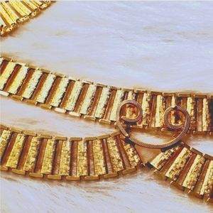 Estate Rare Vintage Arab Middle Eastern Gold Plated Belt 💰